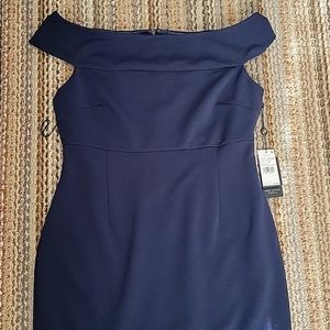 🌟 **Brand New Adrianna Papell Size 16 Navy Dress**